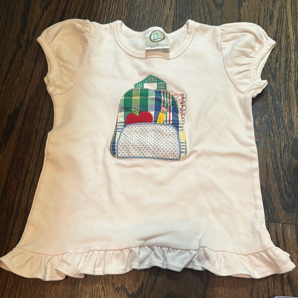 Tbbc blank boutique custom girls back to school shirt